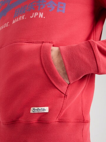 Sweat-shirt Superdry & Co en rouge