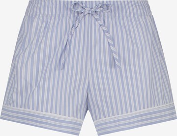 Hunkemöller Pajama Pants in Blue: front