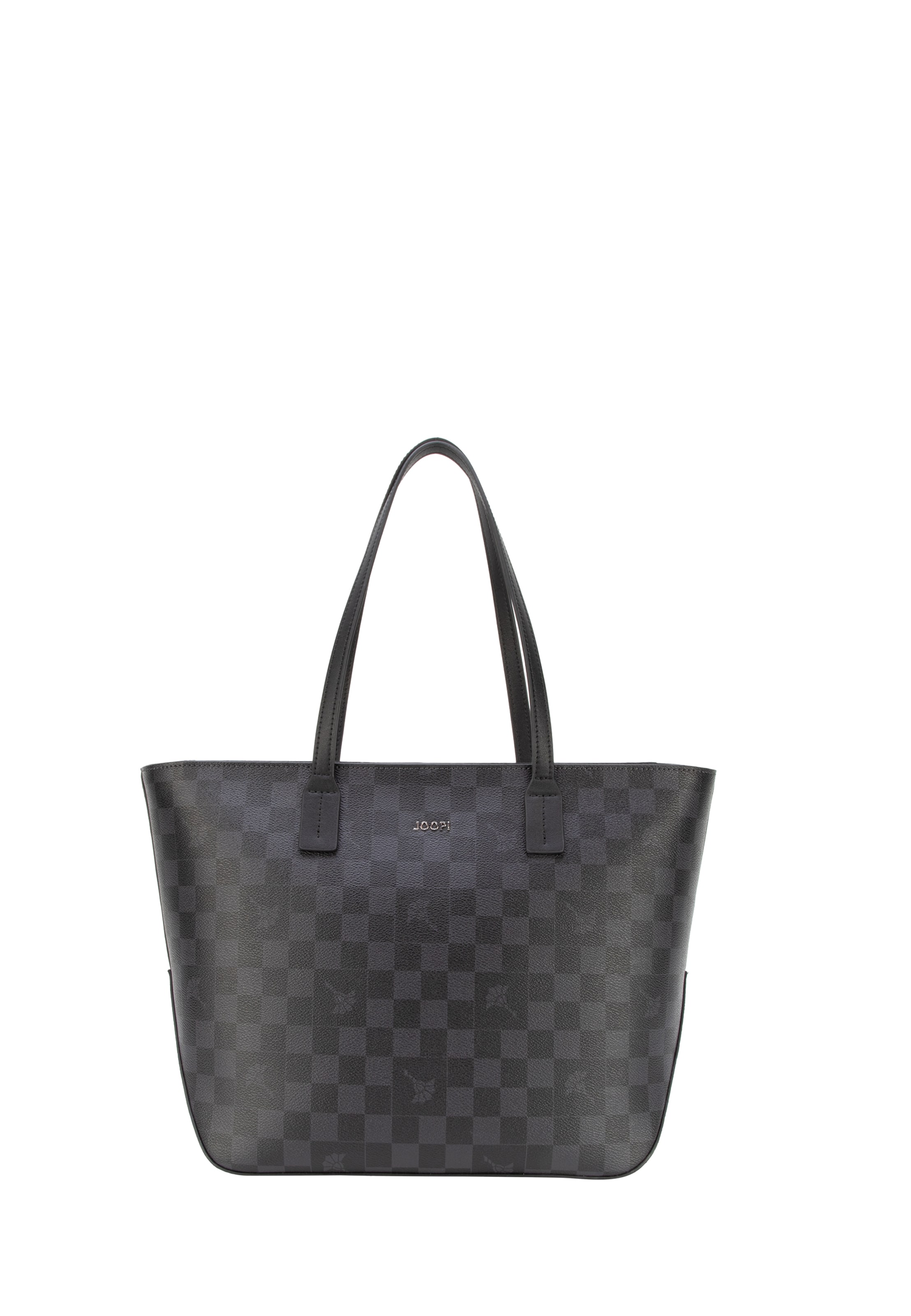 JOOP! Cabas 'Flora Piazza Corelie' en gris foncé / noir, Vue avec produit