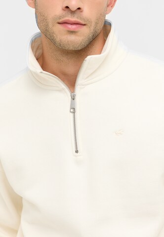 MUSTANG Sweatshirt 'Style Franklin' in White