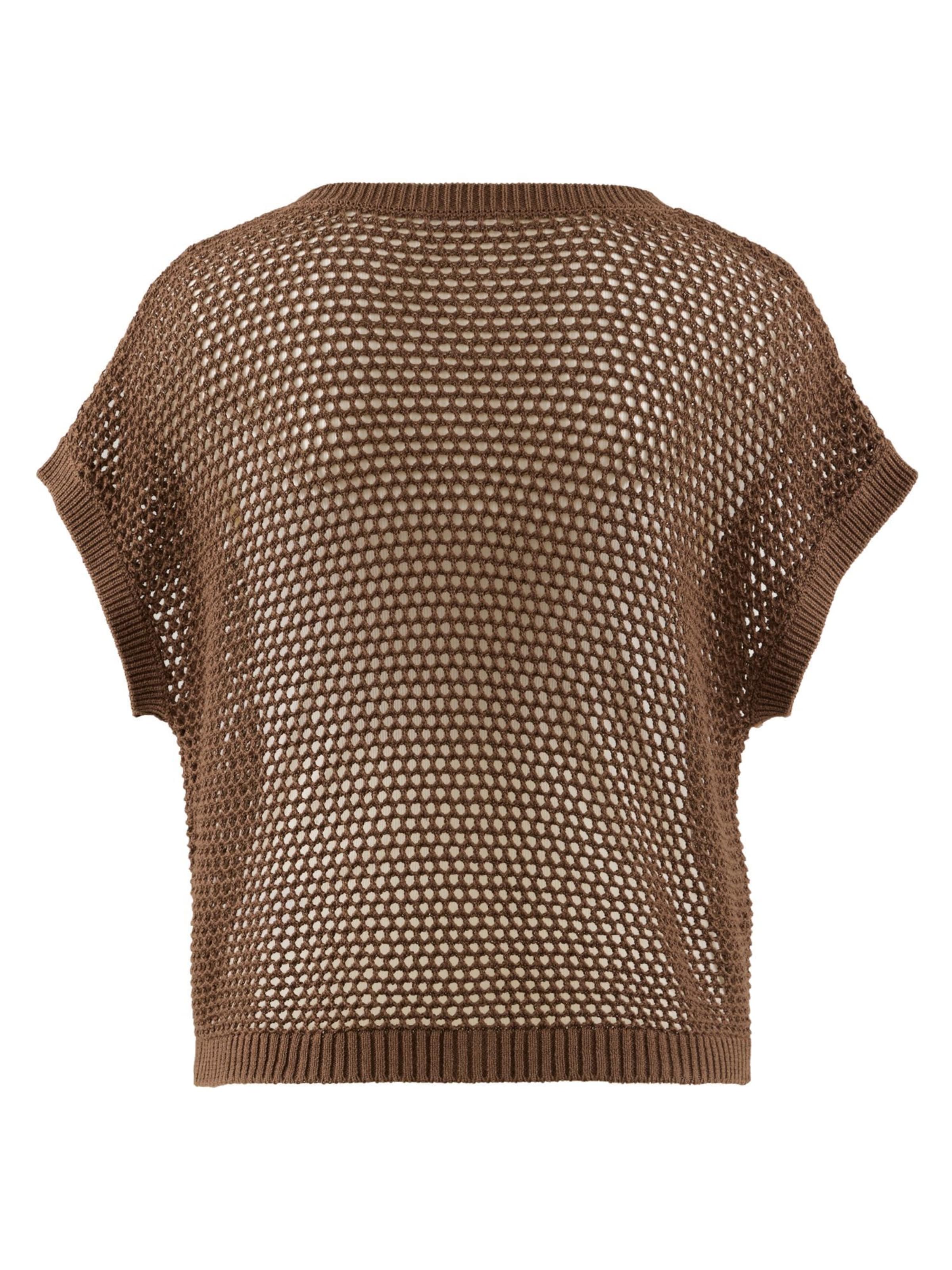 Tamaris Knit Cardigan in Brown