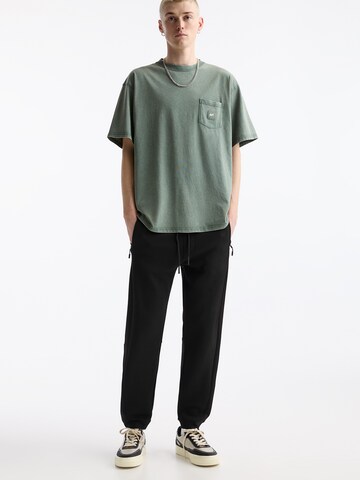 Pull&Bear Tapered Bukser i sort