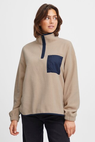 Oxmo Pullover 'Piala' in Beige: Vorderseite