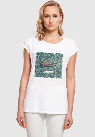Merchcode Shirt 'Summer - On My Mind' in Wit: voorkant