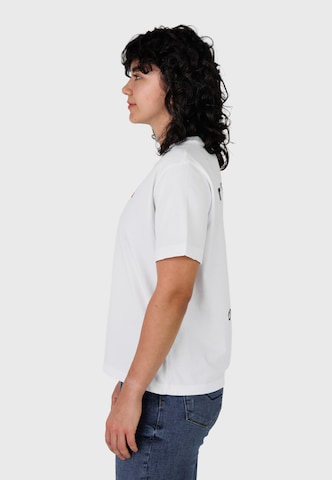 Kleinigkeit Shirt 'Big worm' in Wit