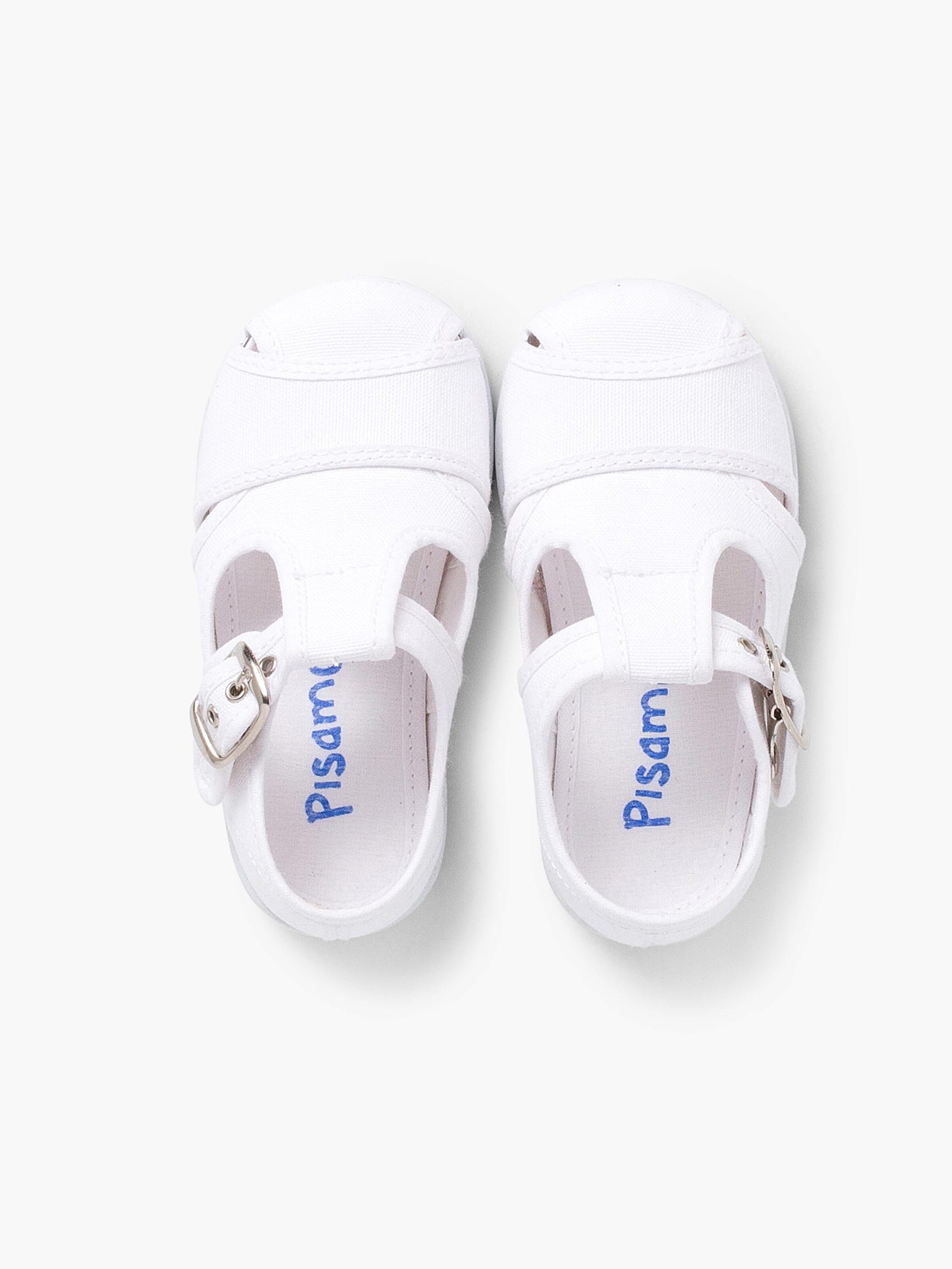 Pisamonas First-Step Shoes in White