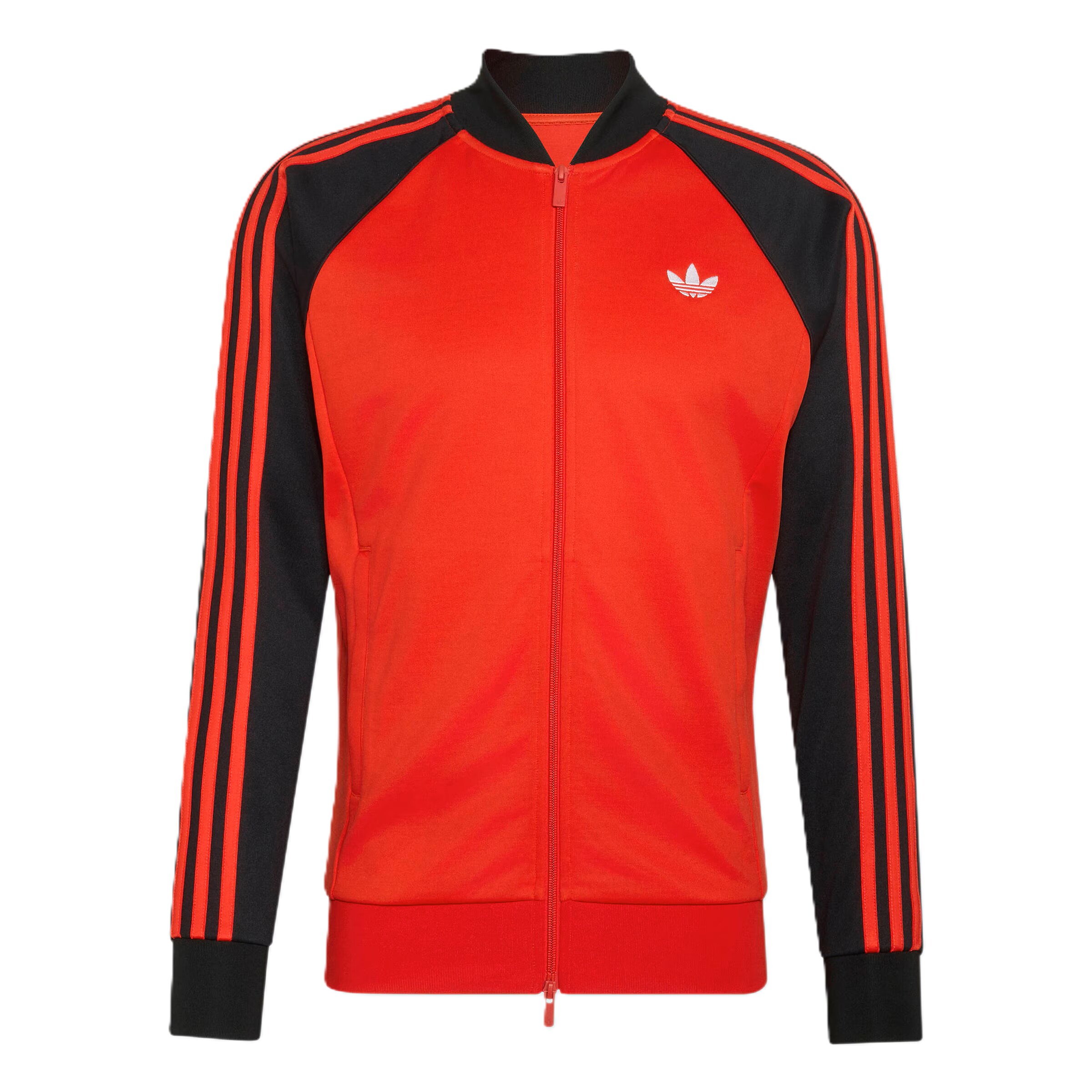 ADIDAS ORIGINALS Кофта на молнии 'SST' в Красный: спереди