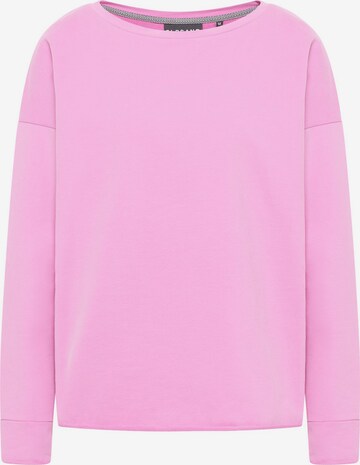 Elbsand Sweatshirt 'Riane' in Roze: voorkant