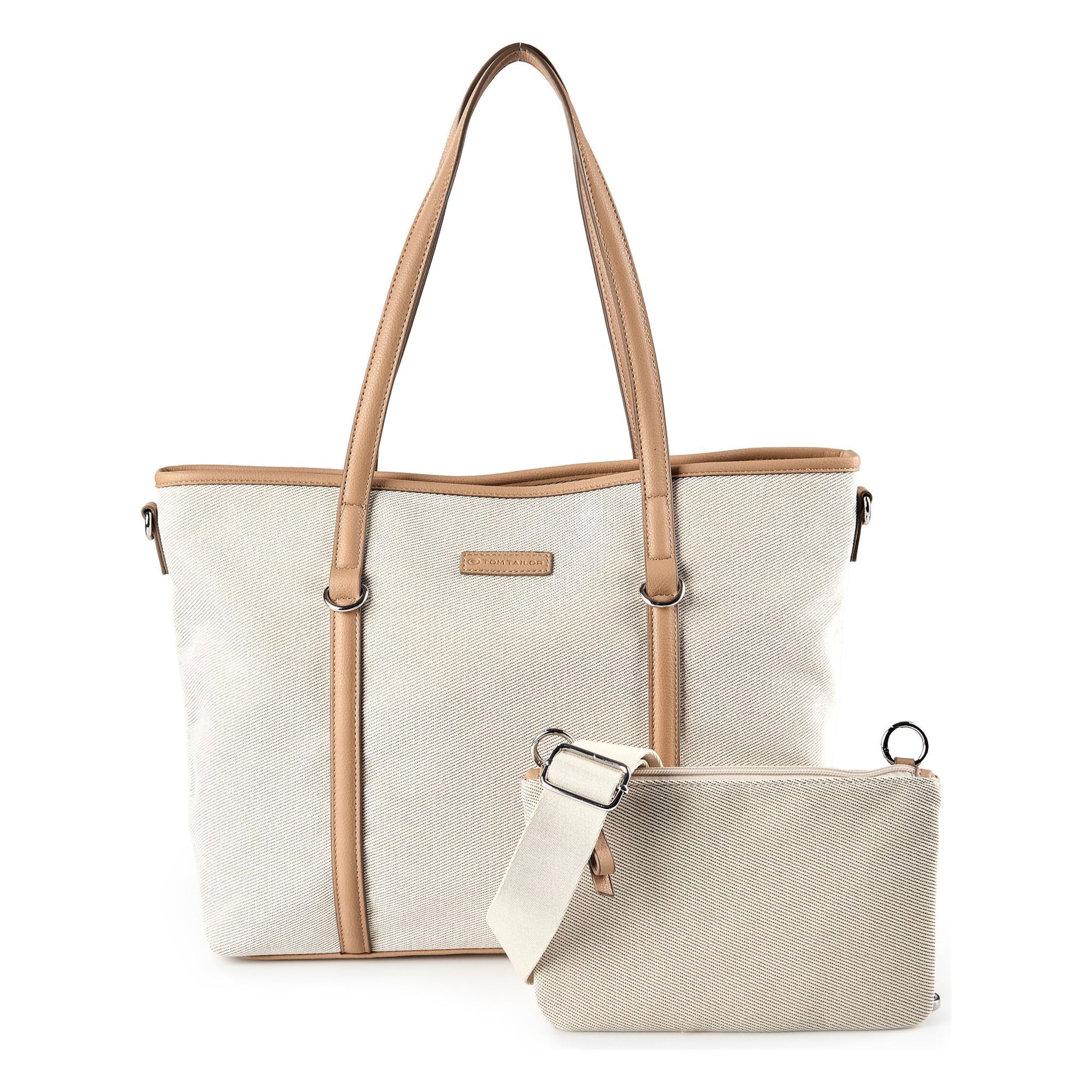 Cabas 'Jamila' TOM TAILOR en blanc