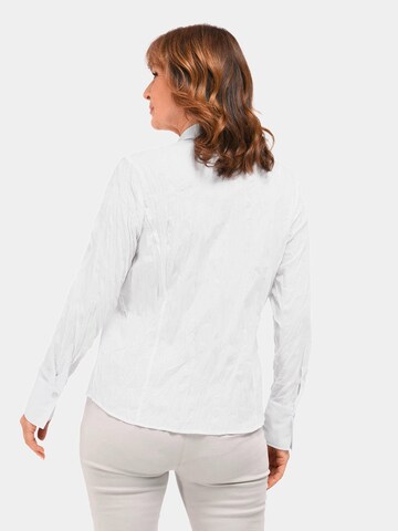 Goldner Bluse in Weiß