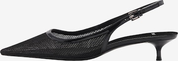 MANGO Slingpumps 'HONEY' in Schwarz: Vorderseite