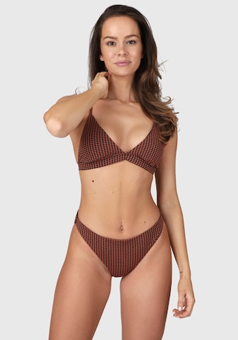 BRUNOTTI Bralette Bikini in Brown: front