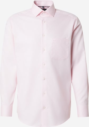 OLYMP Button Up Shirt in Pink: front