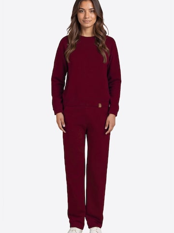 Vivisence Joggingpak '9205kmpl' in Rood: voorkant