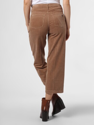 Cambio Wide leg Broek in Bruin