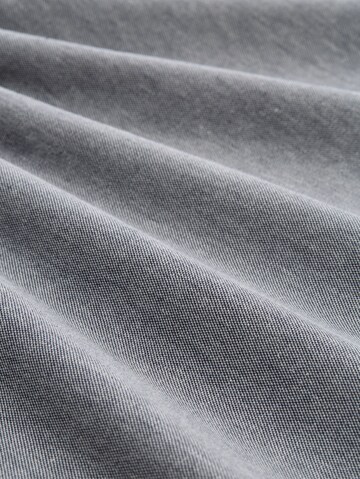 TOM TAILOR T-Shirt 'Piqué' in Grau