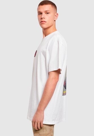 Maglietta 'The Skateboard Magazin Cover No 11' di Merchcode in bianco