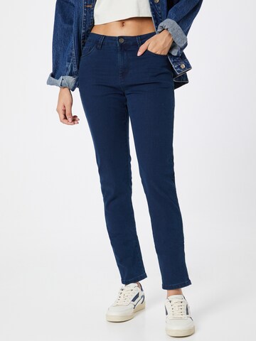 Kaffe Slimfit Jeans 'Vicky' in Blauw: voorkant