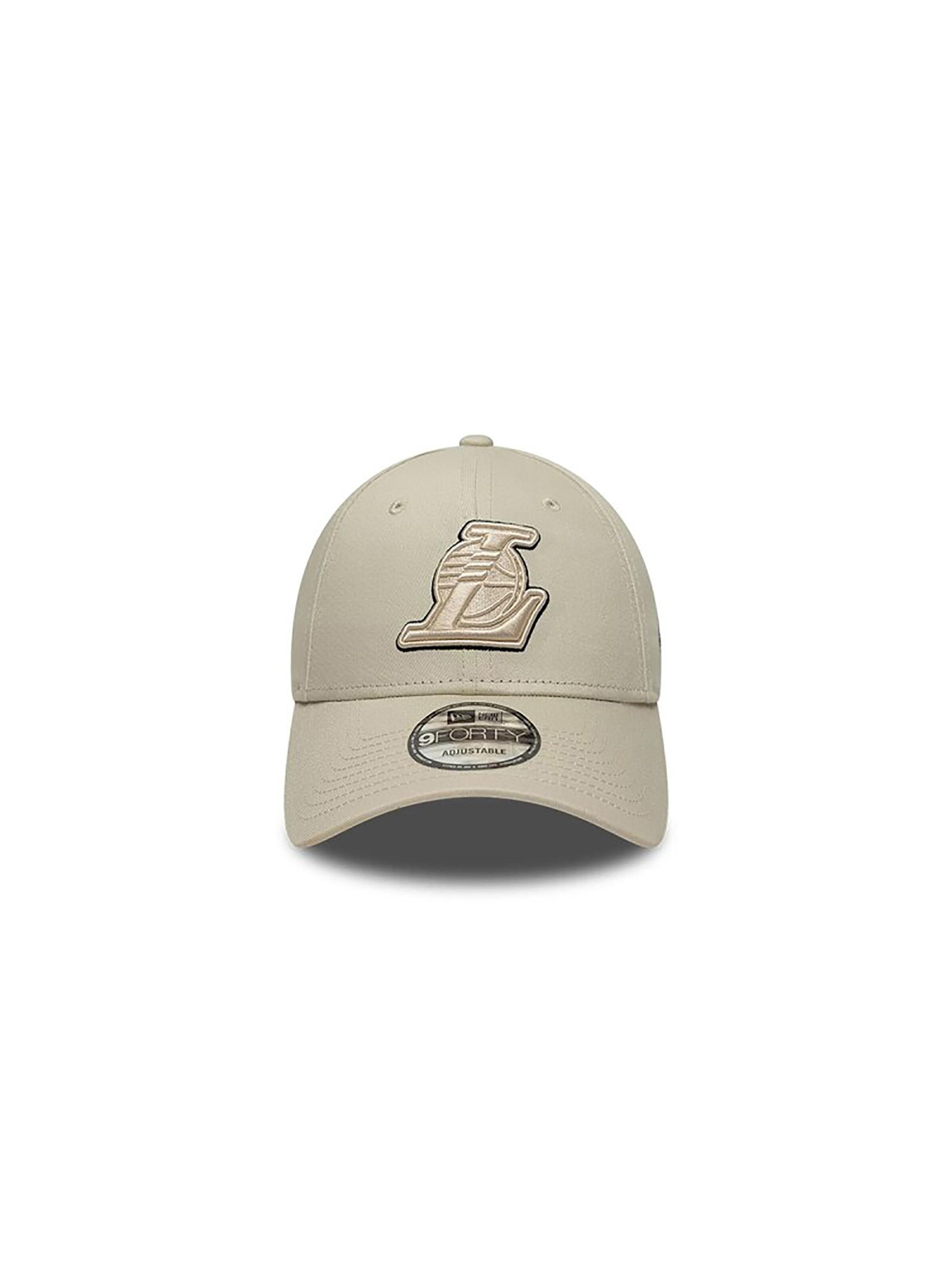 NEW ERA Cap 'NBA Los Angeles Lakers Outline' in Beige