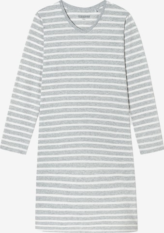 SCHIESSER Nachthemd 'Casual Essentials' in Grau: Vorderseite
