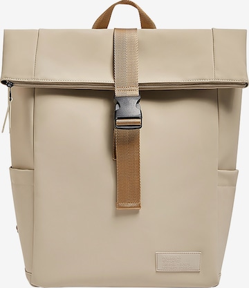 Pull&Bear Backpack in Beige: front