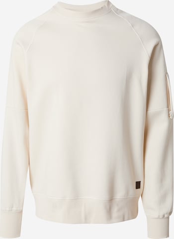 Key Largo Sweatshirt 'KLACCEPT' in Wit: voorkant