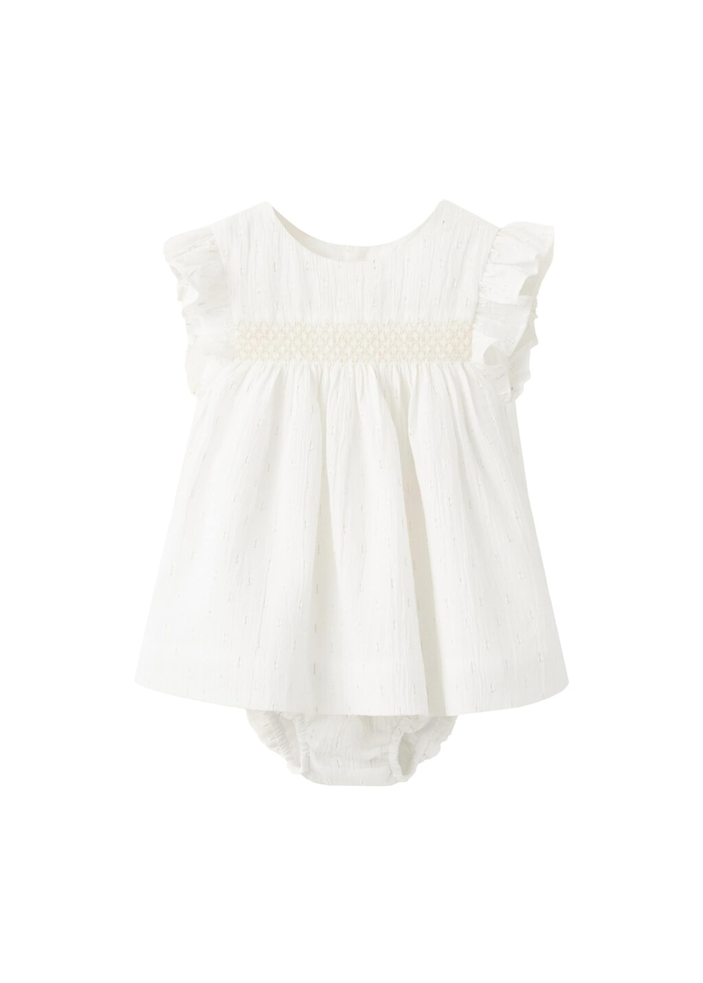MANGO KIDS Kleid 'Sofia' in Weiß: Vorderseite