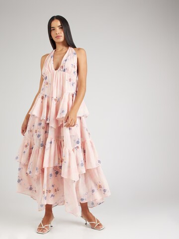 Robe 'STOP TIME' Free People en rose : devant