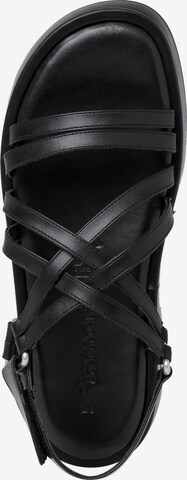 TAMARIS Sandal i svart