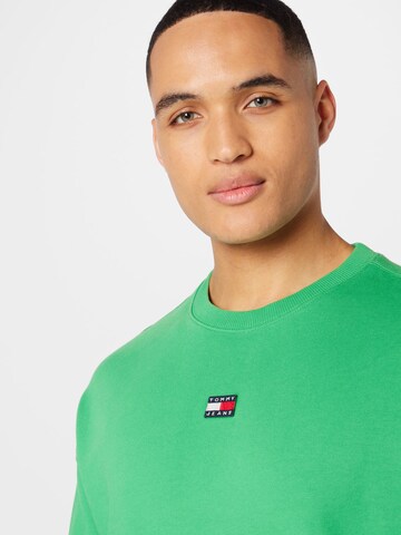 Sweat-shirt Tommy Jeans en vert