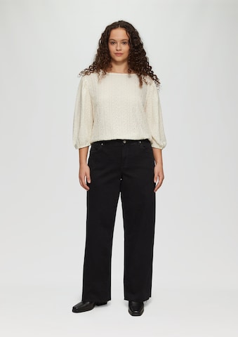 QS Loosefit Jeans in Zwart