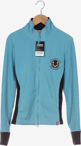 EDC BY ESPRIT Sweatshirt & Zip-Up Hoodie in S in Blue: front