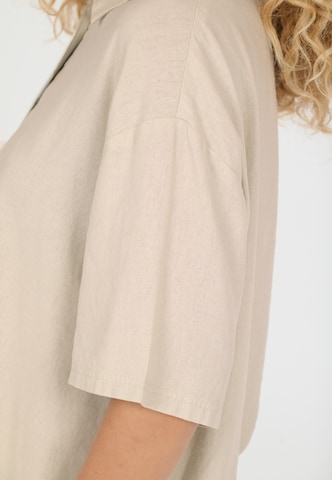 NOU Bluse 'Natasha' in Beige