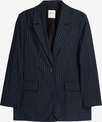 Bershka Blazer in Blue: front