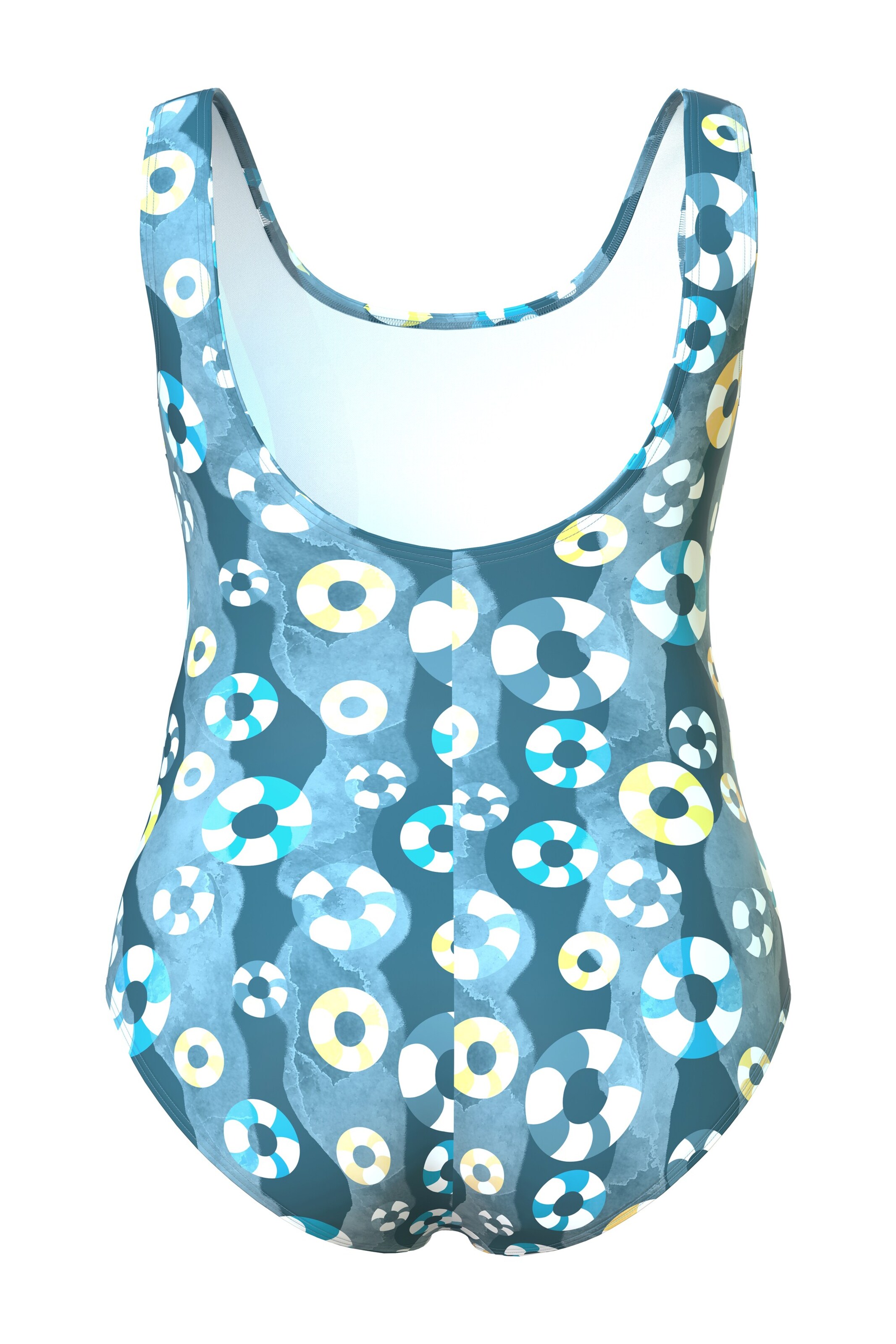 Ulla Popken Swimsuit in Blue