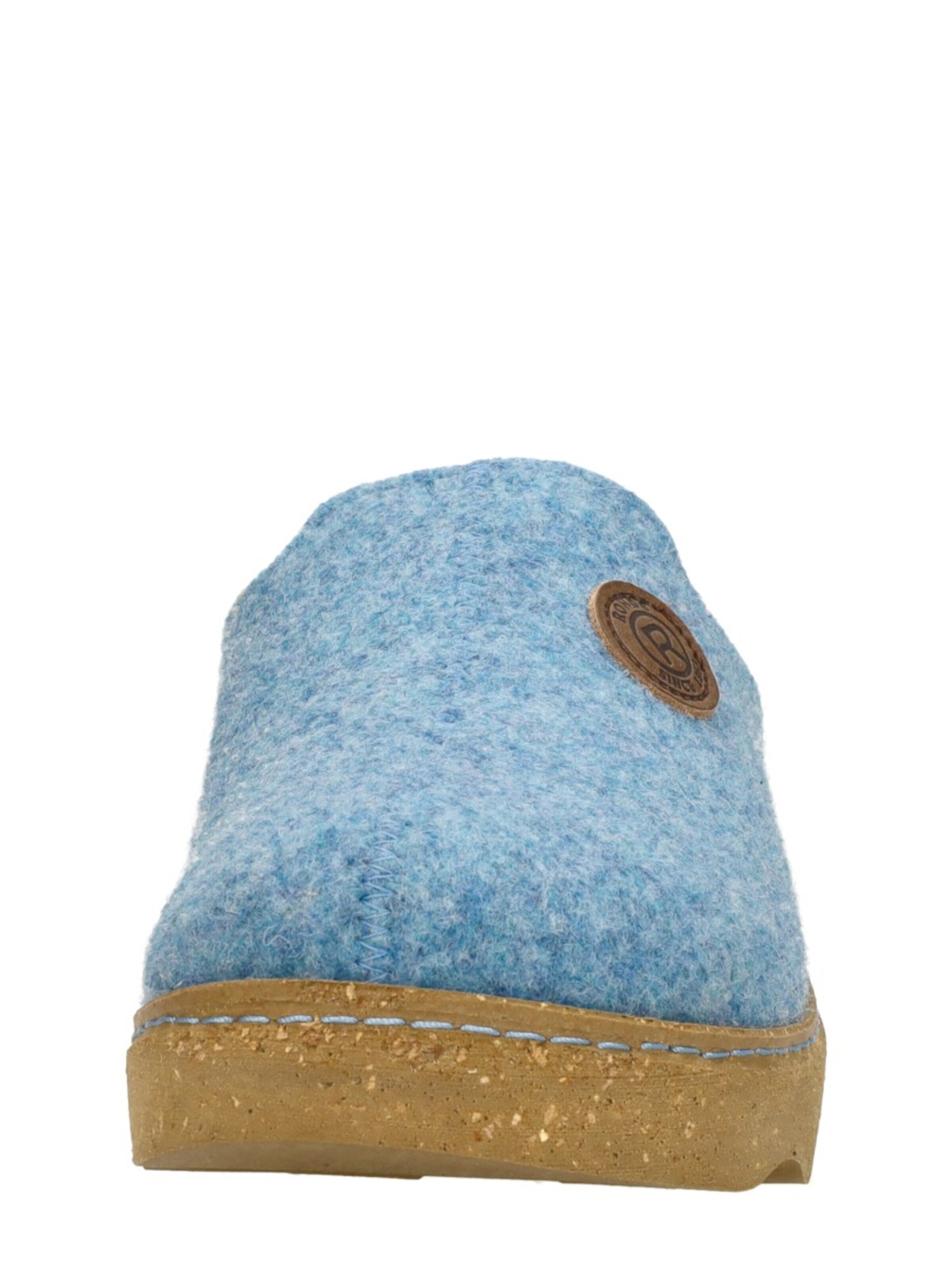 ROHDE Huisschoenen 'Pantoffels Open' in Blauw