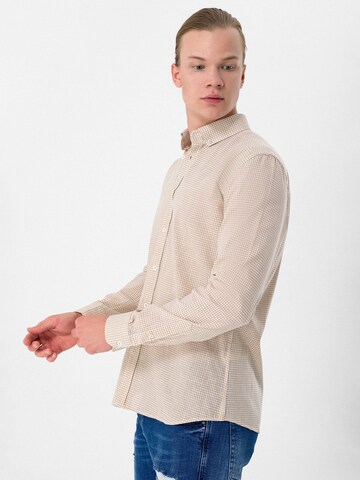 Moxx Paris Slim fit Srajca | bež barva