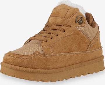 Van Hill Sneakers laag 'Arabella' in Bruin: voorkant