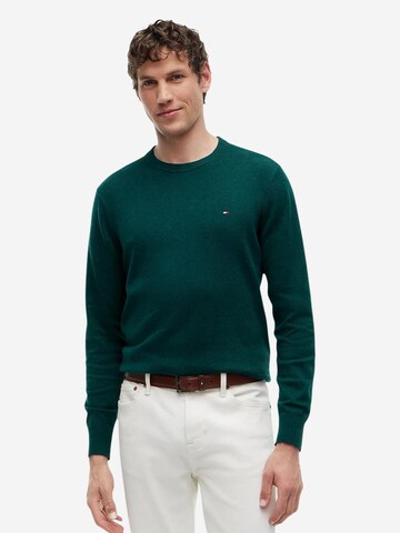 TOMMY HILFIGER Tricot 'PIMA ORG CTN CASHMERE MW0MW28046' in Groen