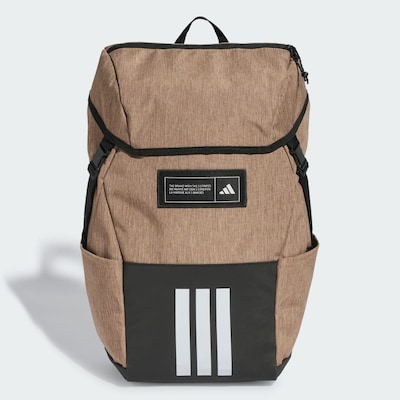 ADIDAS PERFORMANCE Sportrugzak '4ATHLTS' in de kleur Beige gemêleerd / Zwart / Wit, Productweergave