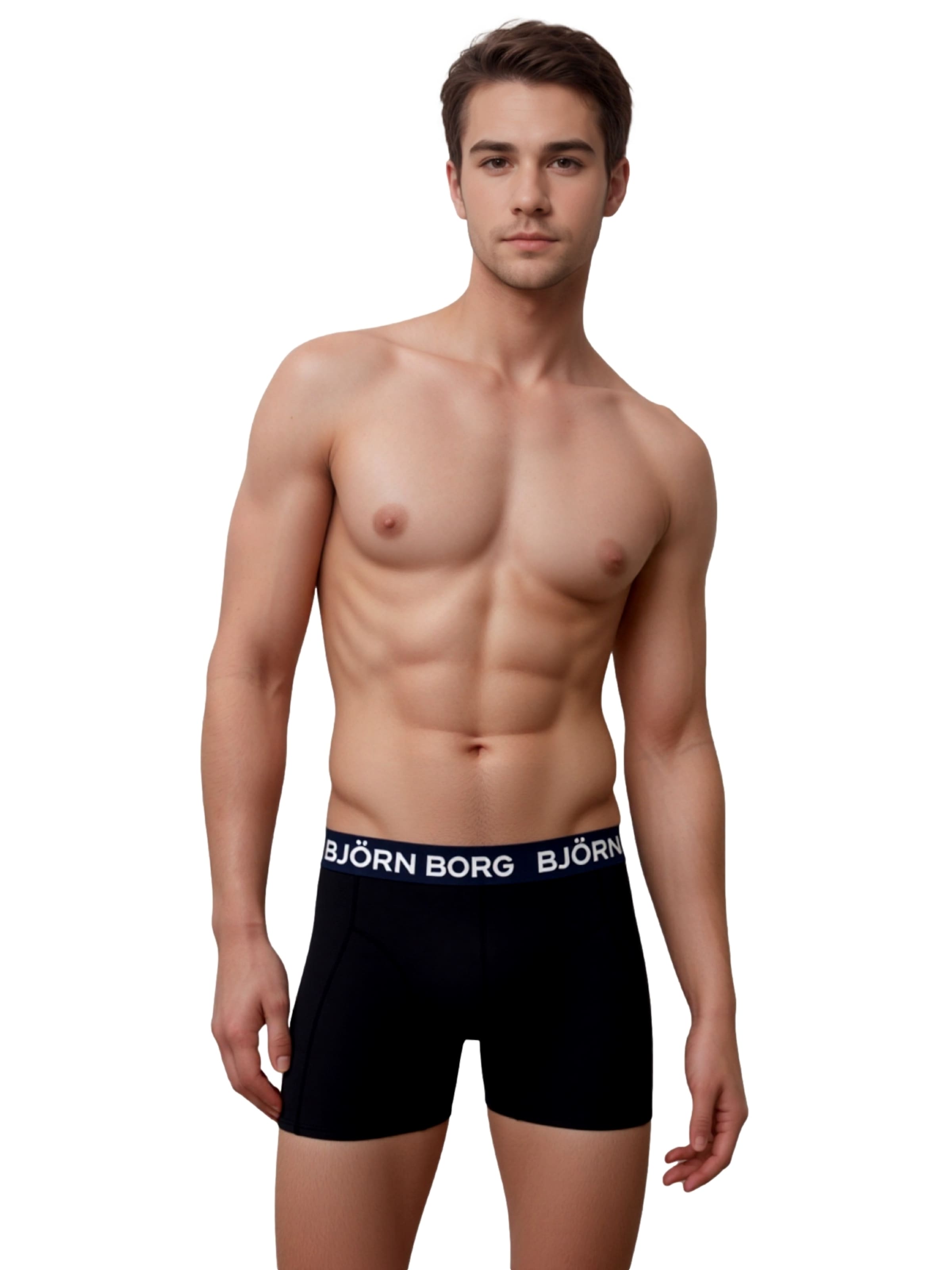 BJÖRN BORG Boksershorts i sort: forside