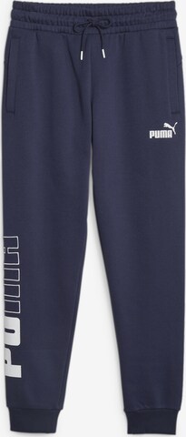 PUMA Regular Workout Pants 'POWER' in Blue: front