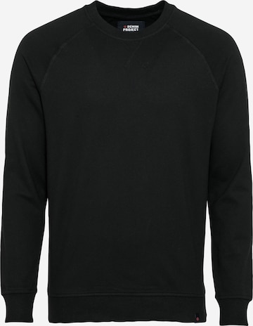 Denim Project Regular fit Sweatshirt in Zwart: voorkant