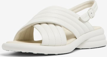 Sandalo con cinturino 'Spiro' di CAMPER in bianco: frontale