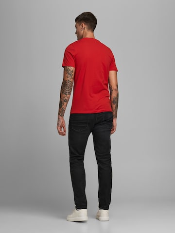 JACK & JONES Тениска в червено