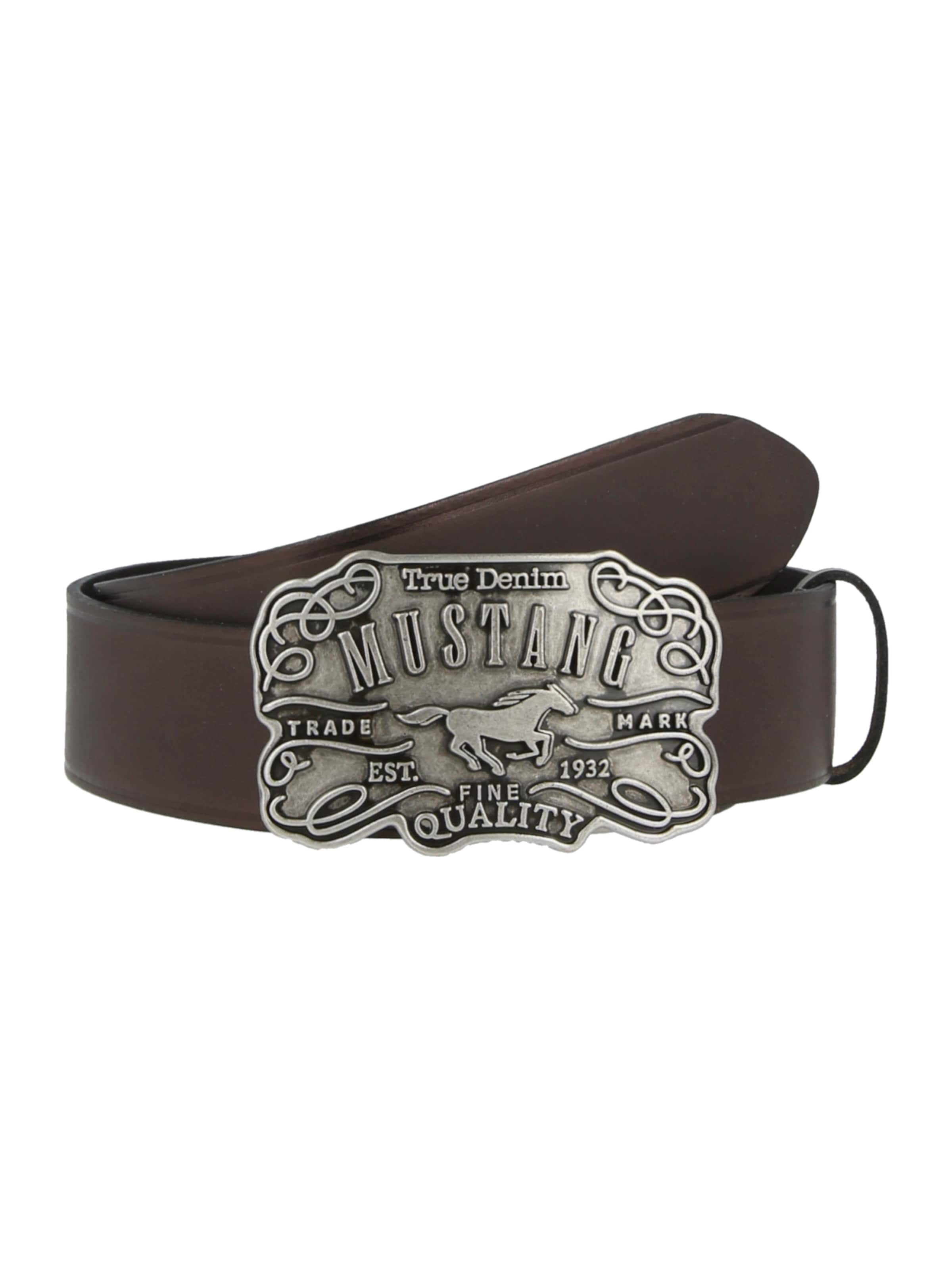 Ceinture MUSTANG en marron : devant