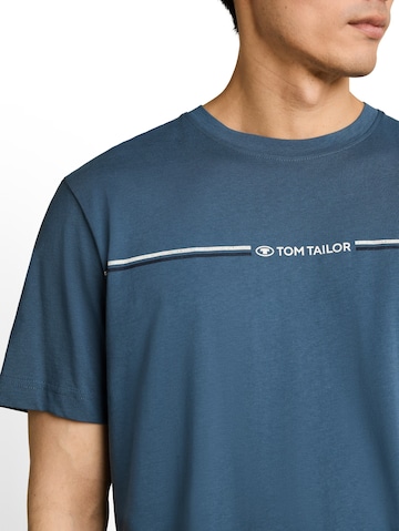 TOM TAILOR T-Shirt in Blau