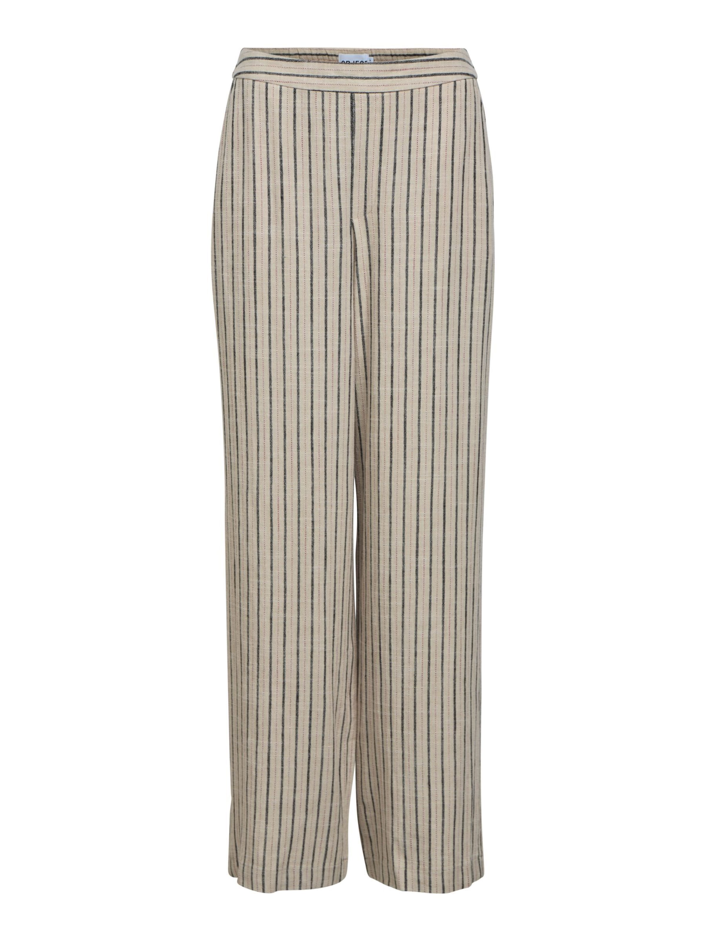 Pantaloni 'OBJSanne Aline' di OBJECT in beige: frontale