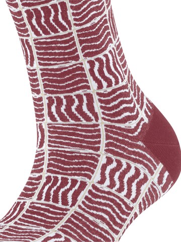 FALKE Socken 'Coast Tile'‌‌‌‌‌‌‌‌‌ in Rot
