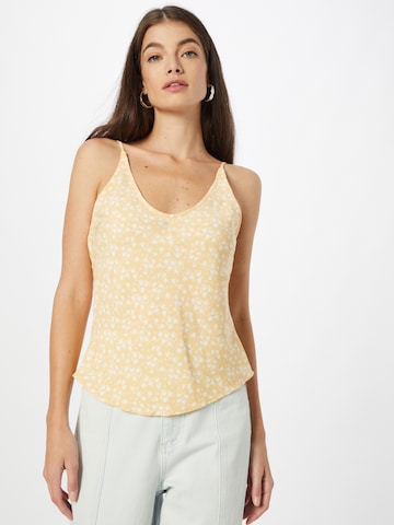 Top di Abercrombie & Fitch in giallo: frontale